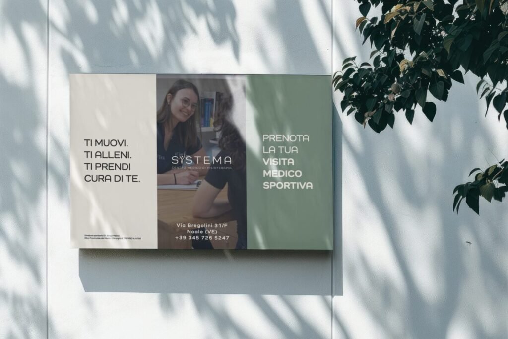 Brand identity per un centro di fisioterapia: il caso SISTEMA
